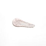 PHA scrub product smear on white background