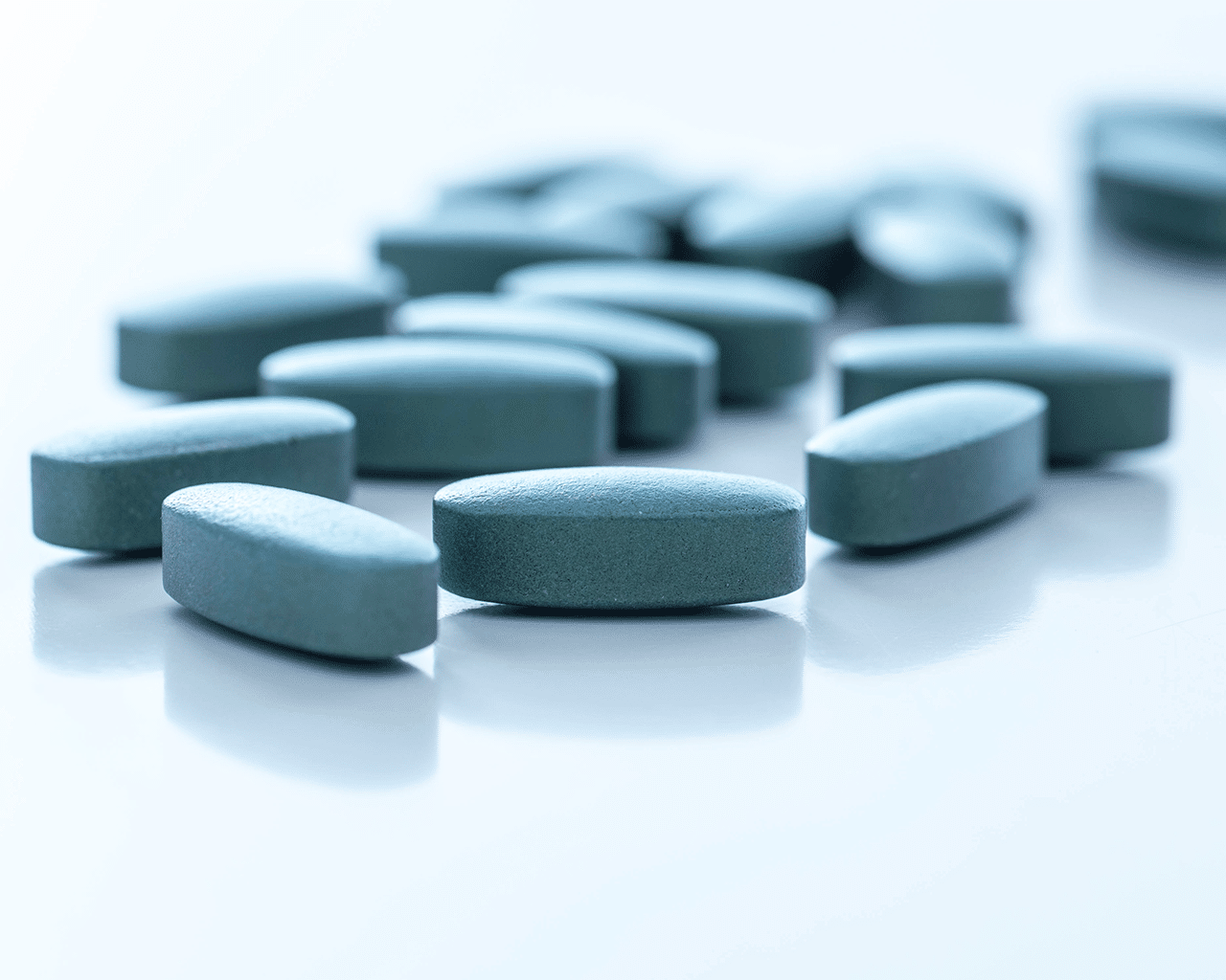 CellDerma Close Up Blue Medication Content Image