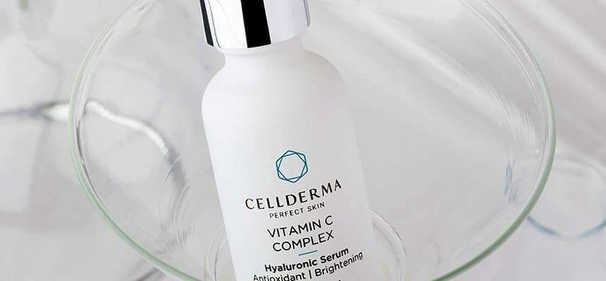 CellDerma Vitamin C Complex Styled In Beaker Content Image