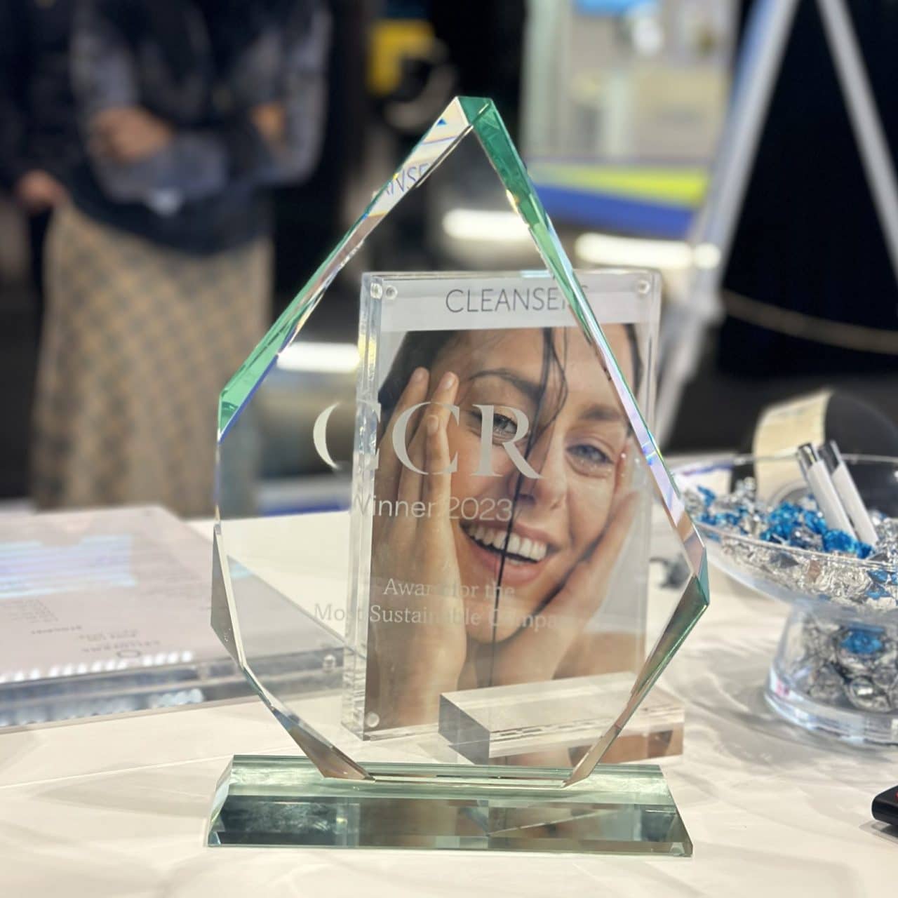 CellDerma CCR Winner Award Most Sustainable Stand Content Image