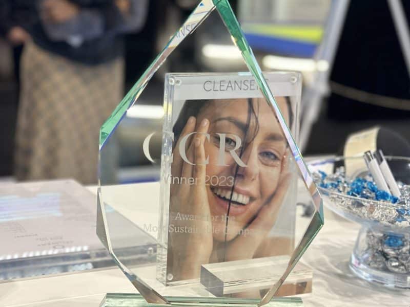 CellDerma CCR Winner Award Most Sustainable Stand Content Image
