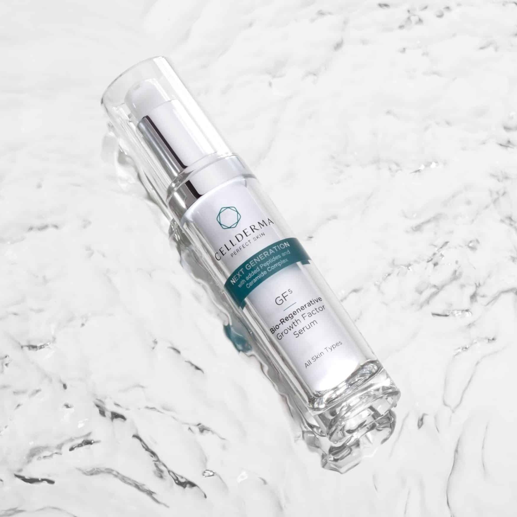 CellDerma GF5 Next Generation Water Background Product Image Content