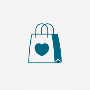 CellDerma Small Shopping Bag Heart Icon Content Image