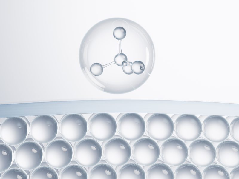 CellDerma Cells and Skin Skincare Concept 3D Rendering Digital Drawing Content Image