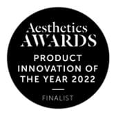 Aesthetic Awards Product Innovation finalist badge