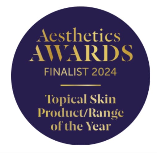 Aesthetic awards finalist 2024 award badge