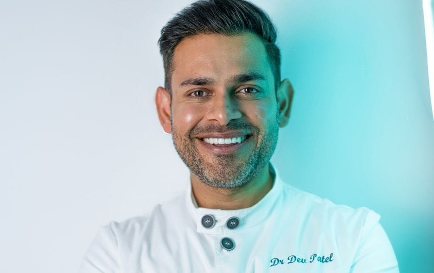 Dr Dev Patel Headshot - smiling at the camera.