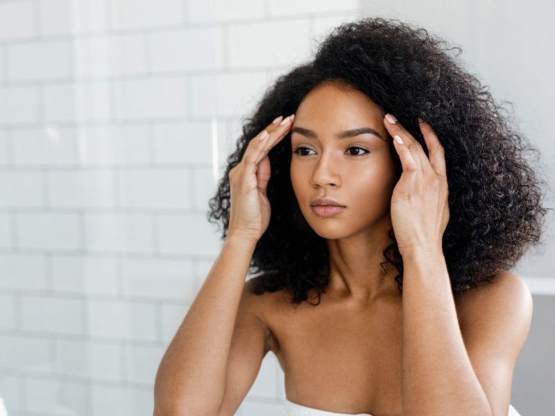 skincare mental health model brain skin connection complexion