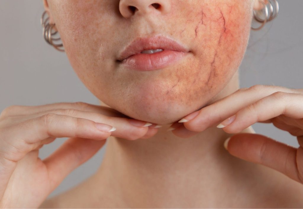 rosacea skin model